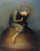 george frederic watts,o.m.,r.a. Hope oil on canvas